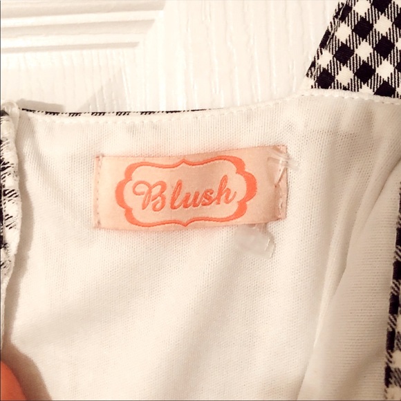 Blush Boutique Gingham Romper - Picture 5 of 8